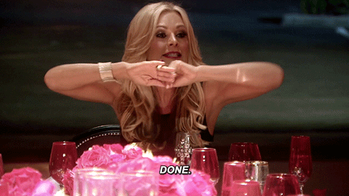 Real Housewives GIF - Real Housewives Done Im Done GIFs