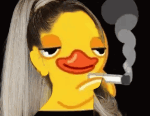 Ariana Grande Duck Ponytail GIF - Ariana Grande Duck Ponytail Ariana Grande Duck Smoking GIFs