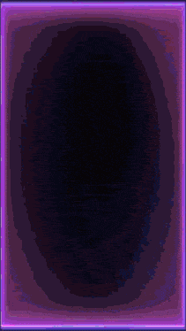 a purple square with a black circle in the middle and a purple border around it