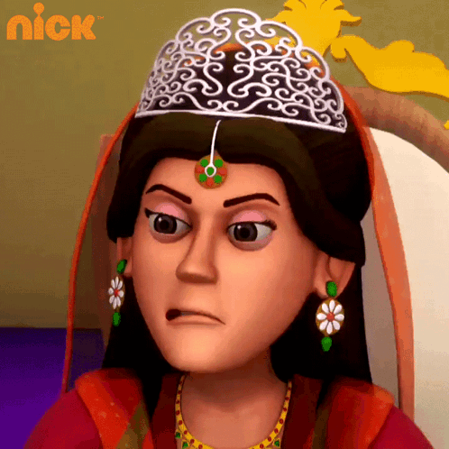 Gusse Mein The Queen Of Anandgad GIF - Gusse Mein The Queen Of Anandgad Motu Patlu GIFs