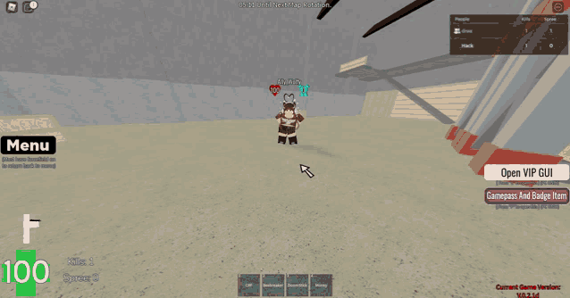 a screenshot of a video game with the number 100 on the bottom right