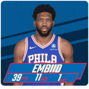 a philadelphia basketball player named embiid is number 11