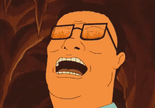 Hank Cackling - King Of The Hill GIF - Devilface GIFs