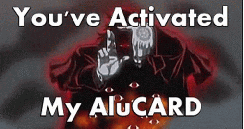 Alucard Hellsing GIF - Alucard Hellsing Trap Card GIFs