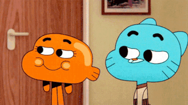 gumball and darwin from the amazing world of gumball