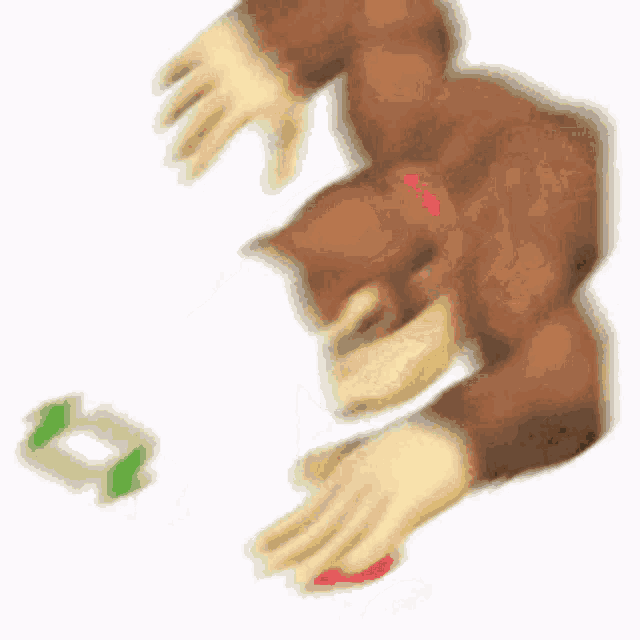 donkey kong is reaching for a red heart in the air