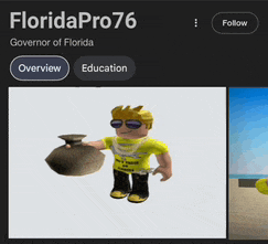 floridapro76 is a governor of florida