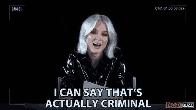 I Can Say Thats Actually Criminal Zara Larsson GIF