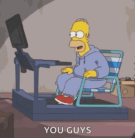 The Simpsons Homer GIF - The Simpsons Homer Treadmill GIFs