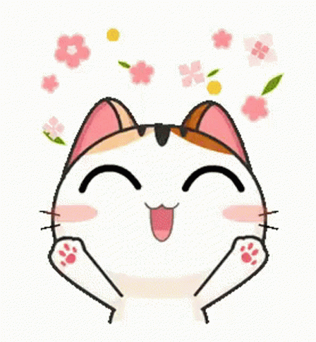 Cute Cat GIF - Cute Cat Flowers GIFs