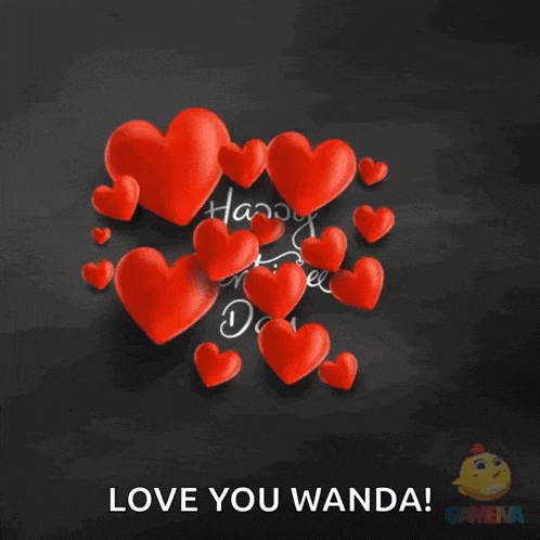 a valentine 's day card with red hearts and the words happy valentine 's day