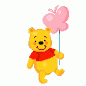 Pooh Happy GIF - Pooh Happy Butterfly GIFs