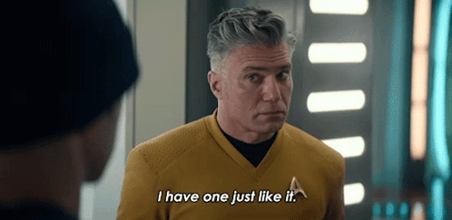I Have One Just Like It Captain Christopher Pike GIF - I Have One Just Like It Captain Christopher Pike Anson Mount GIFs