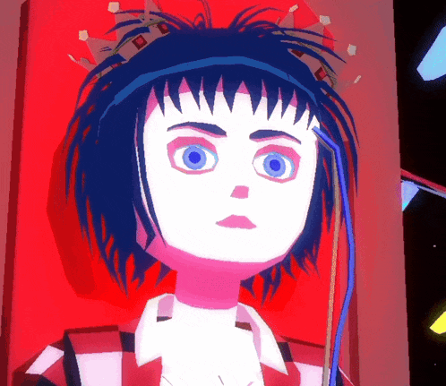 a cartoon character with a crown on her head
