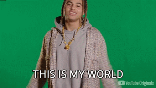 This Is My World Youre Just Living In It GIF - This Is My World Youre Just Living In It 24kgoldn GIFs