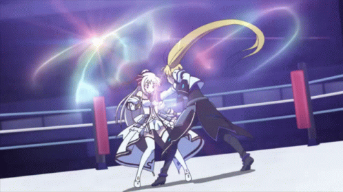 Punching Anime GIF - Punching Anime Vivid Strike GIFs