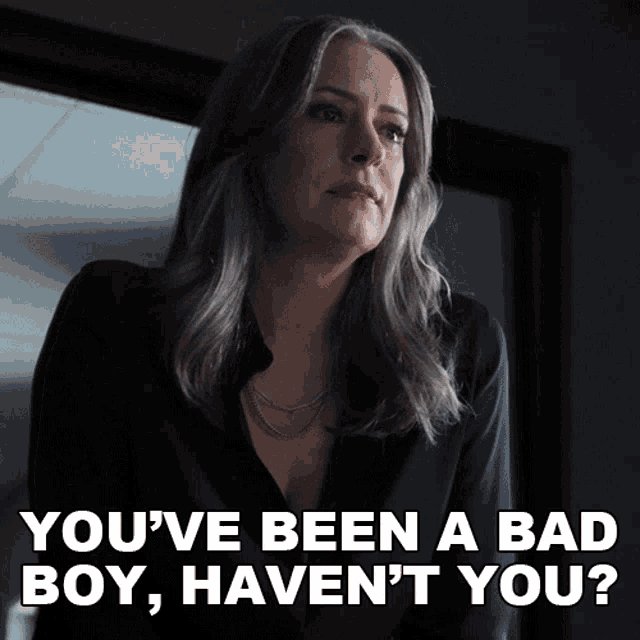 Youve Been A Bad Boy Havent You Emily Prentiss GIF - Youve Been A Bad Boy Havent You Emily Prentiss Paget Brewster GIFs