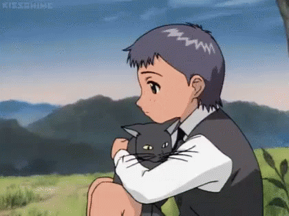 ため息　溜息　ためいき GIF - Sigh Anime Cat GIFs
