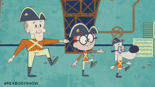 British March GIF - Peabody And Sherman Mr Peabody And Sherman Army GIFs