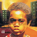 a painting of a young boy with the words illmatic on the bottom right
