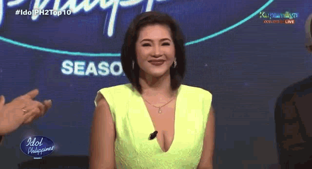 Regine Velasquez Idol Philippines GIF - Regine Velasquez Idol Philippines Judge Regine GIFs