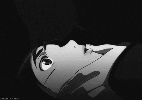 a black and white drawing of a woman laying down with a hashtag on the bottom