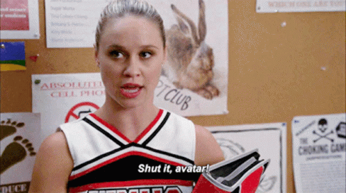 Glee Kitty Wilde GIF - Glee Kitty Wilde Shut It Avatar GIFs
