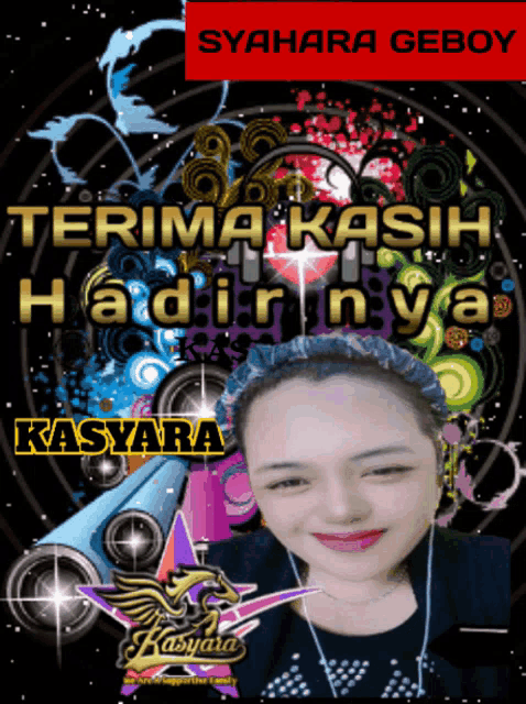 a poster that says syahara geboy on the top