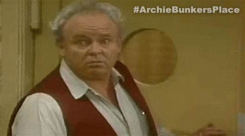 Im Out Archie Bunker GIF - Im Out Archie Bunker Archie Bunkers Place GIFs