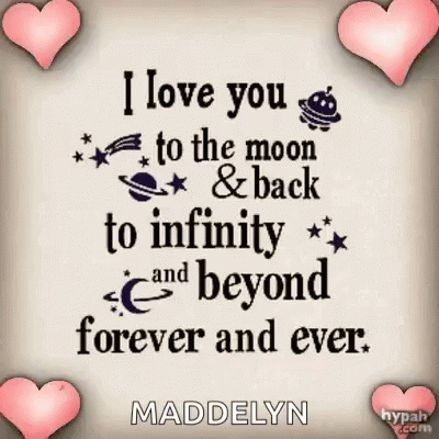 Love You To The Moon And Back Love You GIF - Love You To The Moon And Back Love You Forever GIFs