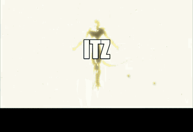 a cartoon drawing of a hand with the word itz above it
