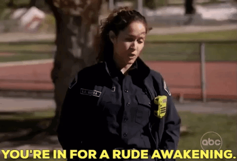 Station 19 Andy Herrera GIF - Station 19 Andy Herrera Youre In For A Rude Awakening GIFs