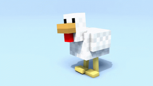 Funny Walking Minecraft Chicken GIF - Funny Walking Minecraft Chicken GIFs