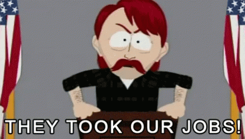 South Park Took Our Jobs GIF - South Park Took Our Jobs Rant GIFs