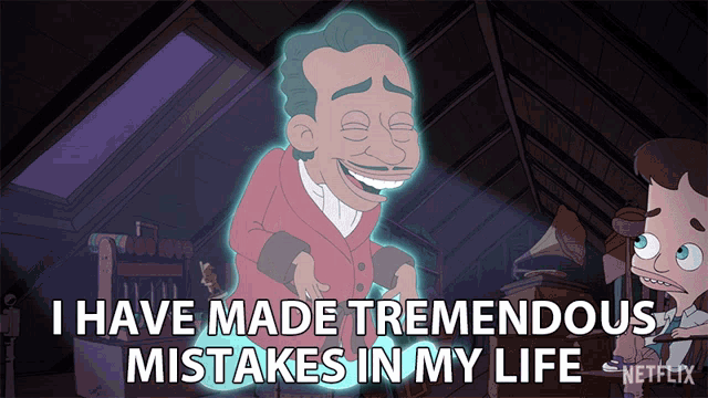 I Have Made Tremendous Mistakes In My Life Regret GIF
