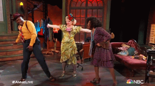 Lets Go Team Miss Hannigan GIF - Lets Go Team Miss Hannigan Rooster Hannigan GIFs