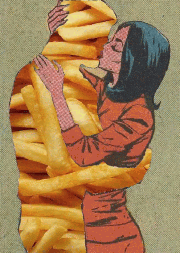 My One True Love GIF - French Fries Fries Love GIFs
