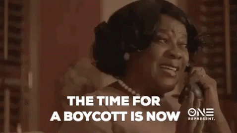 The Time Is Now GIF - Boycott The Time For A Boycott Is Now Now GIFs
