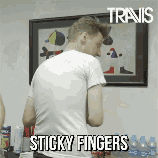 Travis Dougie Payne GIF - Travis Dougie Payne Sticky Finger GIFs