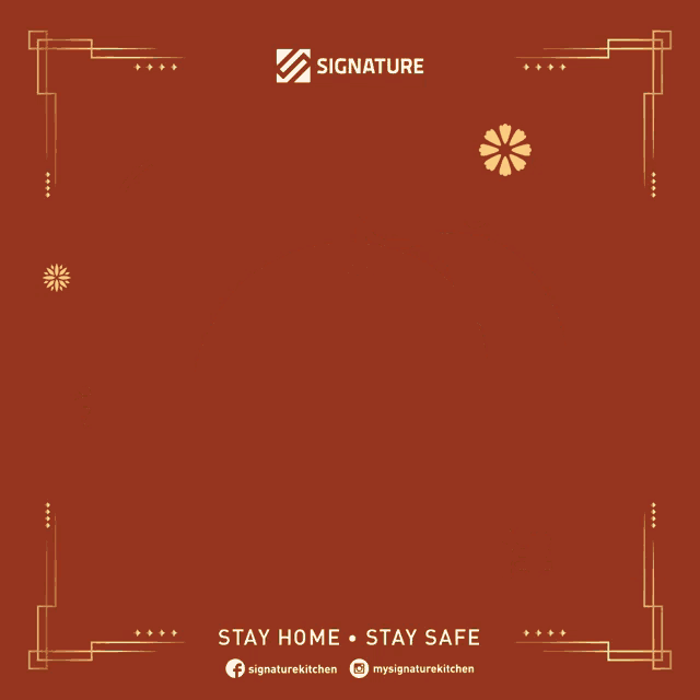 a chinese new year greeting card from signature