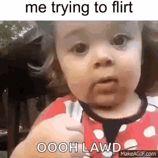 Flirty Baby GIF