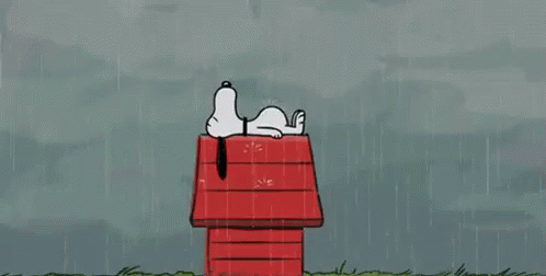 Sad Raining GIF - Sad Raining Snoopy GIFs