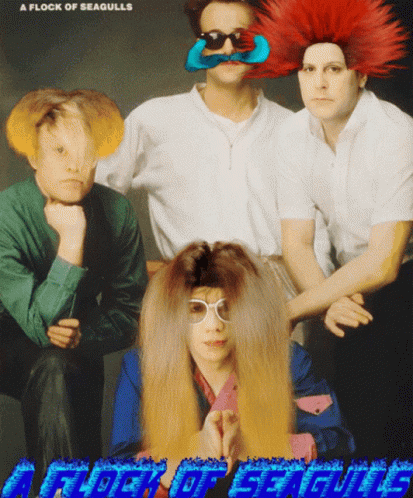 A Flock Of Seagulls Hair GIF - A Flock Of Seagulls Flock Of Seagulls Hair GIFs