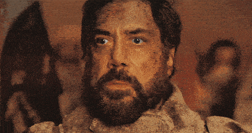 a painting of a man with the name lisan al-gaib on the bottom right