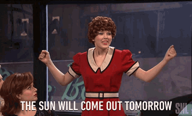 The Sun Will Come Out Tomorrow Sing GIF - The Sun Will Come Out Tomorrow Sing Musical GIFs