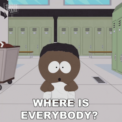 Where Is Everybody Tolkien Black GIF - Where Is Everybody Tolkien Black South Park GIFs