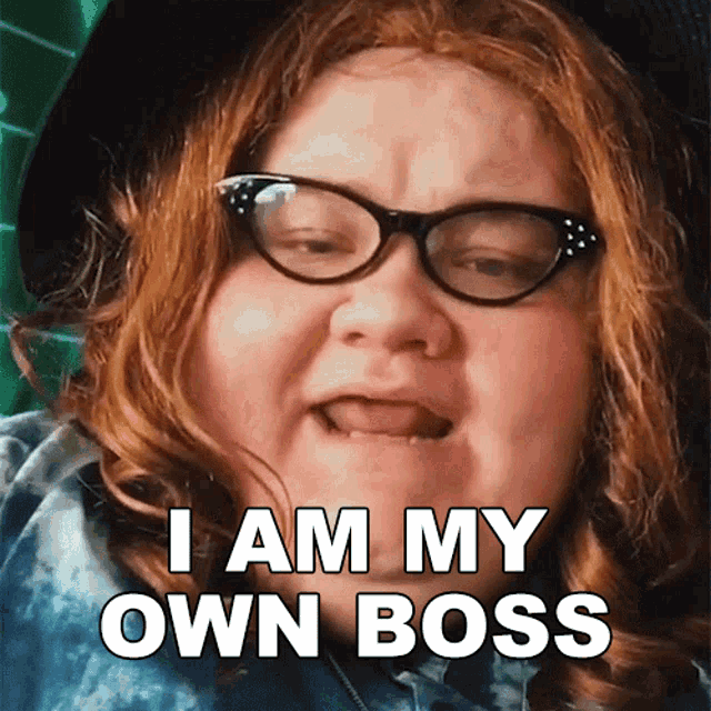 I Am My Own Boss Nannymaw GIF - I Am My Own Boss Nannymaw Im The Boss GIFs