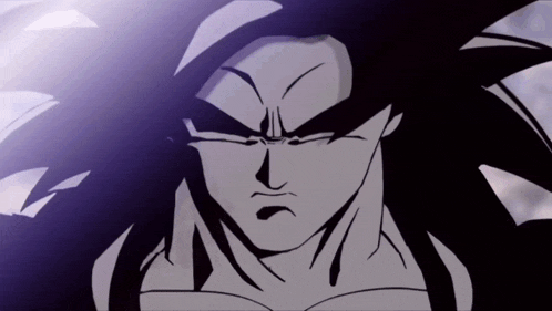 a black and white drawing of a man with a serious look on his face