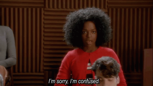 Confused Glee GIF - Confused Glee Im Sorry GIFs