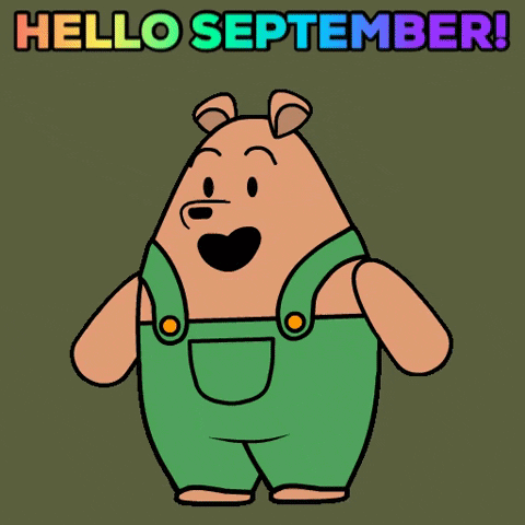 September Hello September GIF - September Hello September September My Birthday Month GIFs